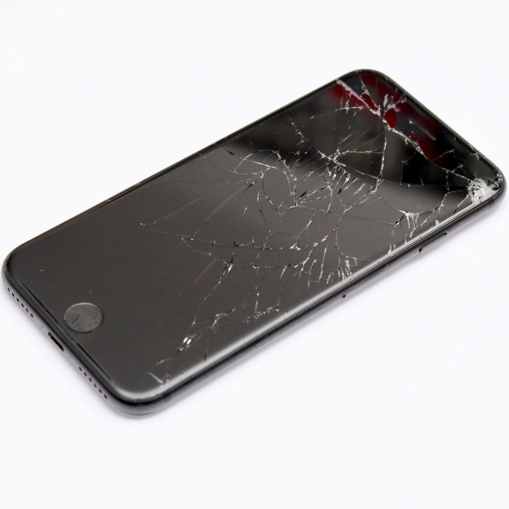 Iphone mit gebrochenem Display